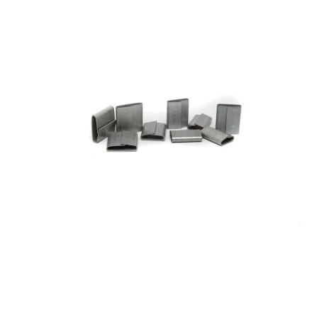Independent Metal Strap Co. Independent Metal Strap Overlap Push Type Steel Strapping Seals, 1/2" Strap Width, Pack of 1000 403